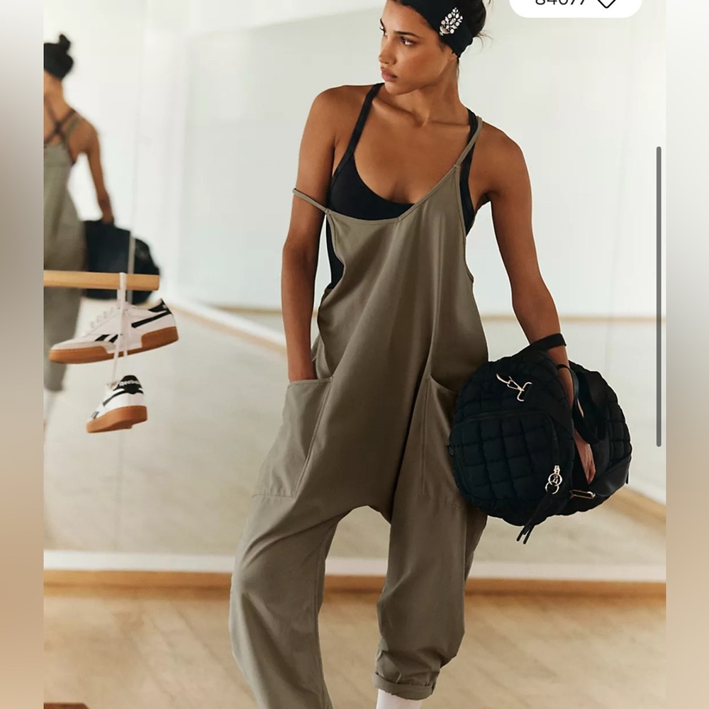 Free people hot shot onesie sea grass